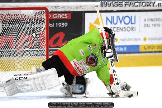2020-10-10 Valpellice Bulldogs-Hockey Pieve 5318 Andrea Basraoui